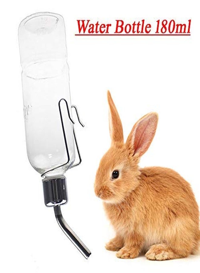 سايج سكوير زجاجة ماء/مغذية قابلة للتسرب من سيج سكوير، ملحقة بقفص، مناسبة لخنزير غينيا/الأرنب/الجرو/القط/الهريرة (180 مل) - Image 2